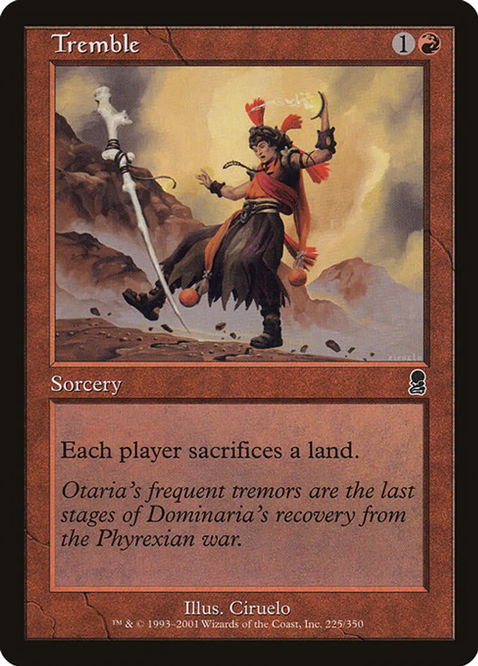 Carta Magic - FOIL Tremble - Idioma: Ingles - Edicion: Odyssey 1