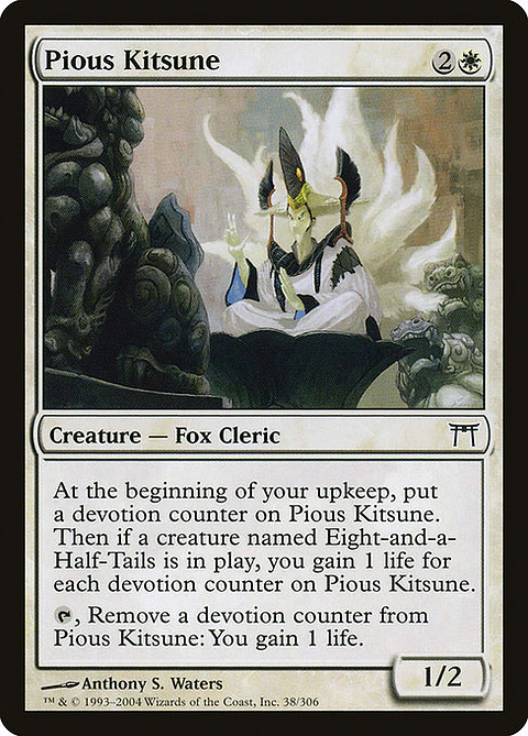 Carta Magic - FOIL Pious Kitsune - Idioma: Ingles - Edicion: Champions of Kamigawa