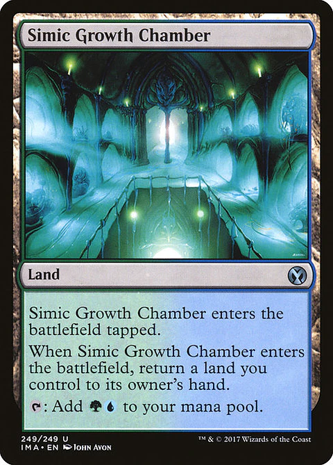 Carta Magic - FOIL Simic Growth Chamber - Idioma: Ingles - Edicion: Iconic Masters
