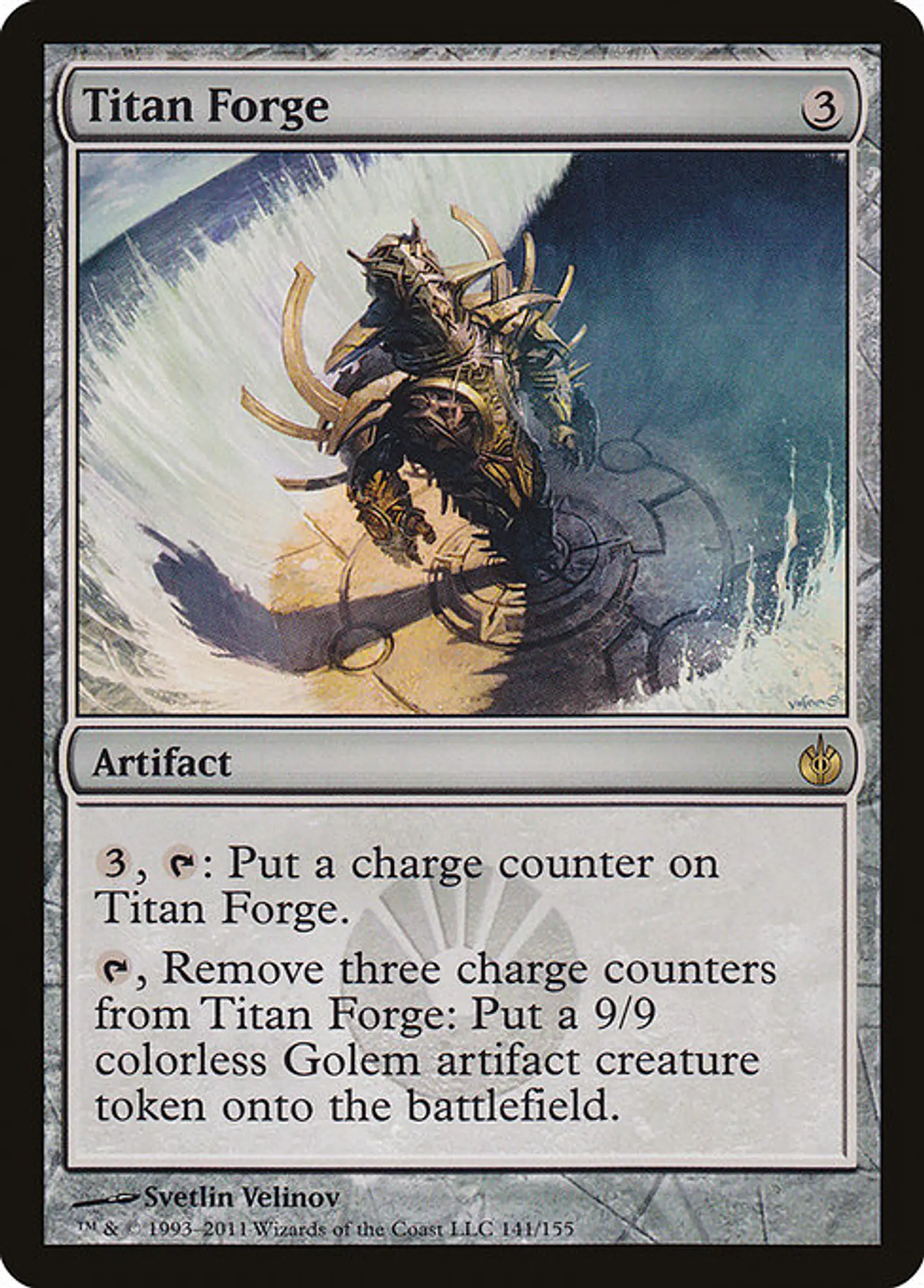 Carta Magic - FOIL Titan Forge - Idioma: Ingles - Edicion: Mirrodin Besieged 1