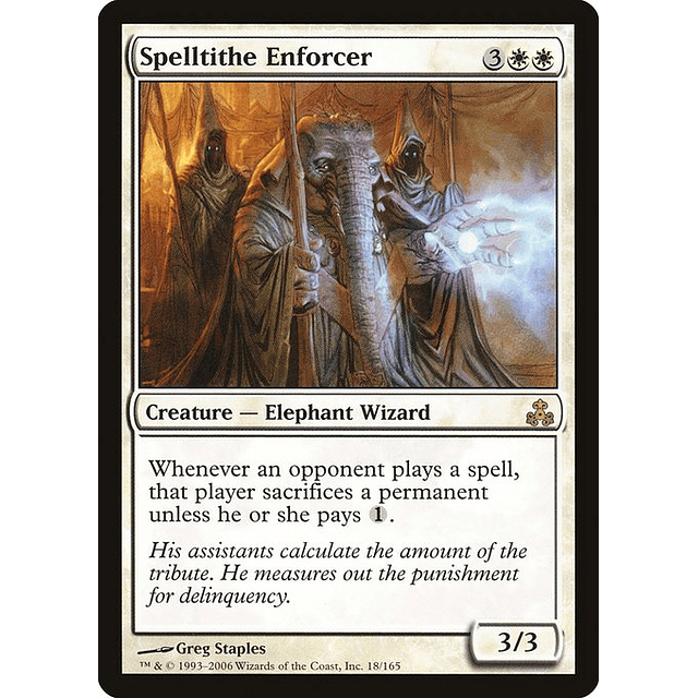 Carta Magic - Spelltithe Enforcer - Idioma: Ingles - Edicion: Guildpact