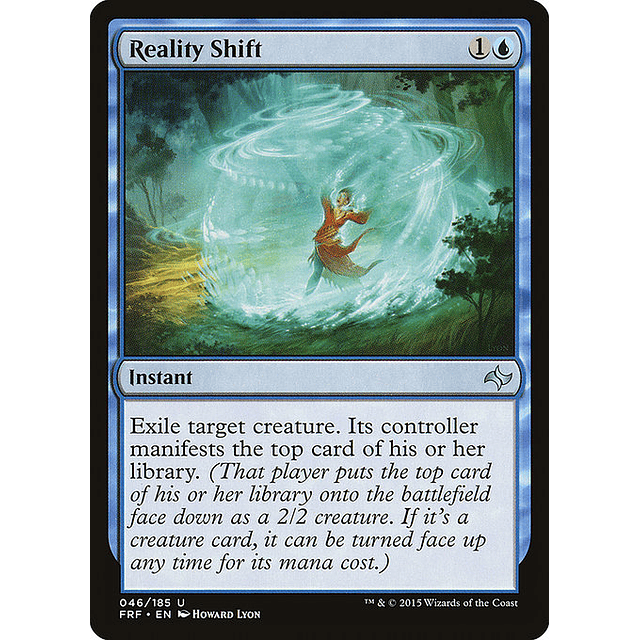 Carta Magic - Reality Shift - Idioma: Español - Edicion: Fate Reforged