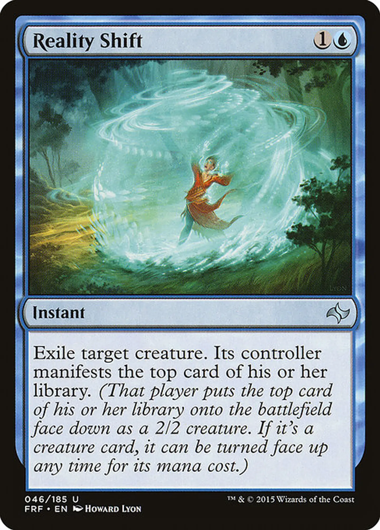 Carta Magic - Reality Shift - Idioma: Español - Edicion: Fate Reforged 1