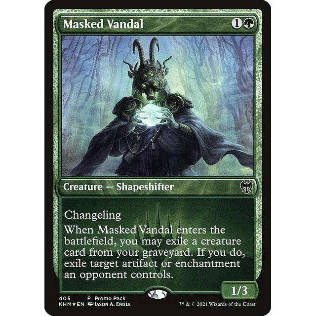 Carta Magic - Masked Vandal - Idioma: Español - Edicion: Kaldheim