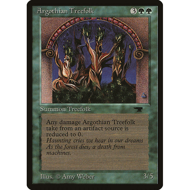 Carta Magic - Argothian Treefolk - Idioma: Ingles - Edicion: Antiquities