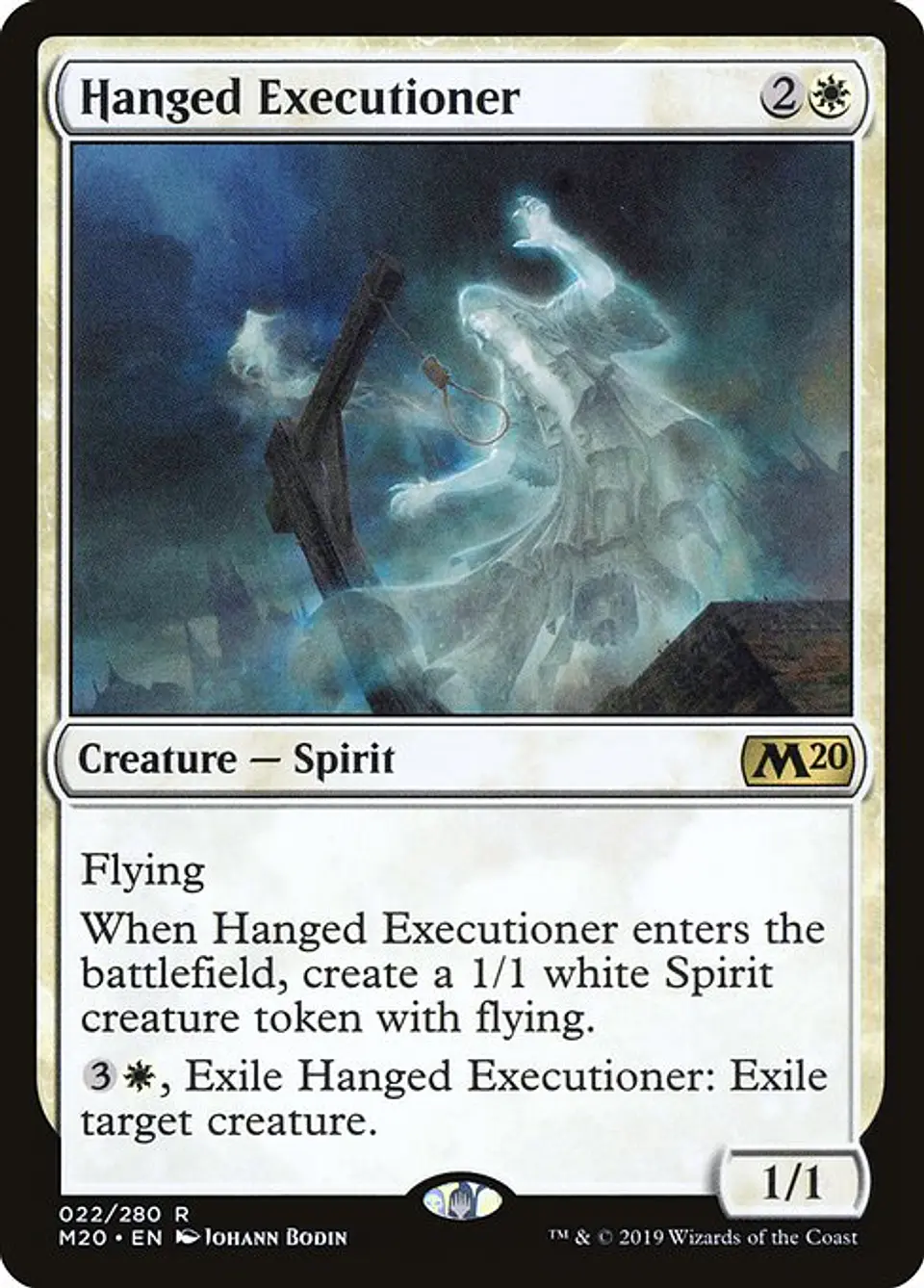 Carta Magic - FOIL Hanged Executioner - Idioma: Ingles - Edicion: Core Set 2020 1