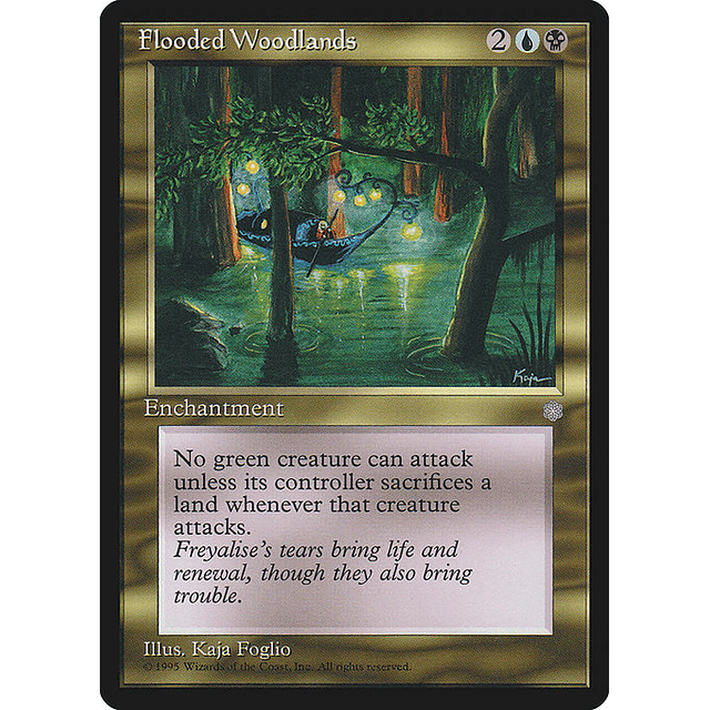 Carta Magic - Flooded Woodlands - Idioma: Ingles - Edicion: Ice Age