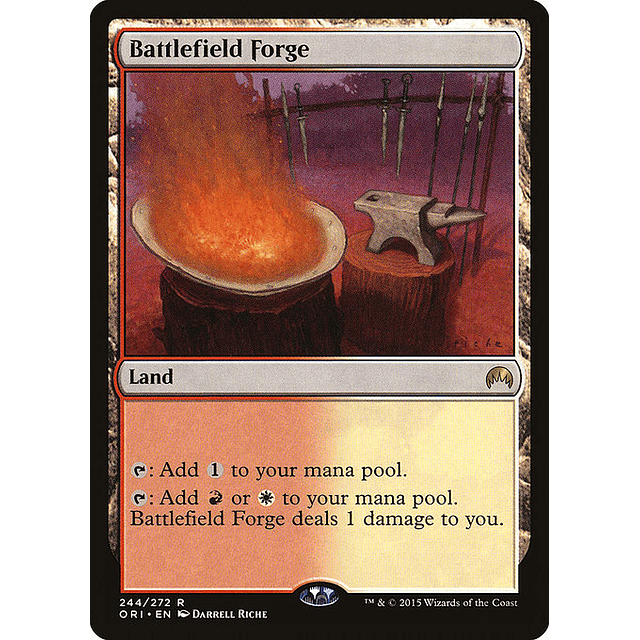 Carta Magic - Battlefield Forge - Idioma: Español - Edicion: Magic Origins