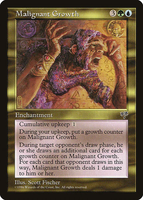 Carta Magic - Malignant Growth - Idioma: Ingles - Edicion: Mirage