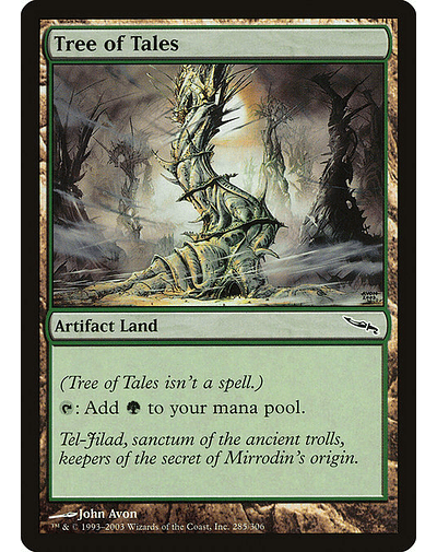 Carta Magic - Tree of Tales - Idioma: Español - Edicion: Mirrodin