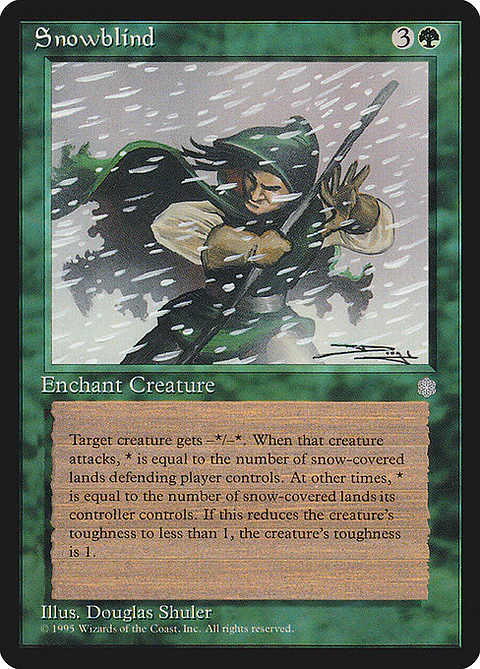 Carta Magic - Snowblind - Idioma: Ingles - Edicion: Ice Age