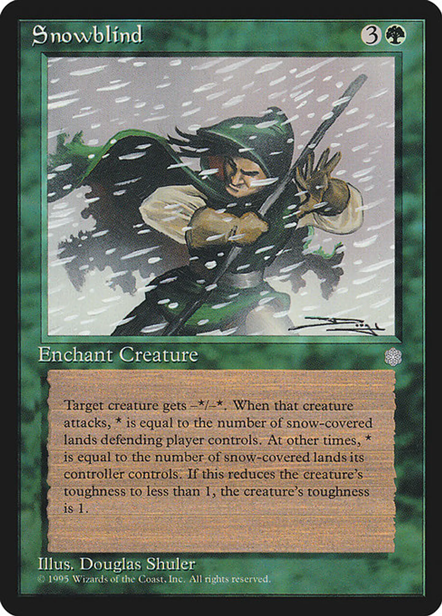 Carta Magic - Snowblind - Idioma: Ingles - Edicion: Ice Age 1