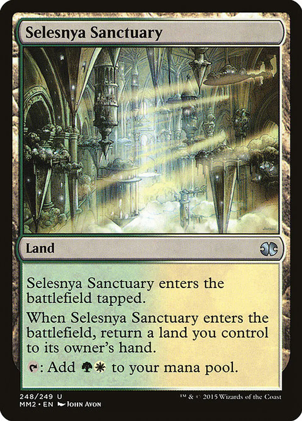 Carta Magic - FOIL Selesnya Sanctuary - Idioma: Ingles - Edicion: Modern Masters 2015 1