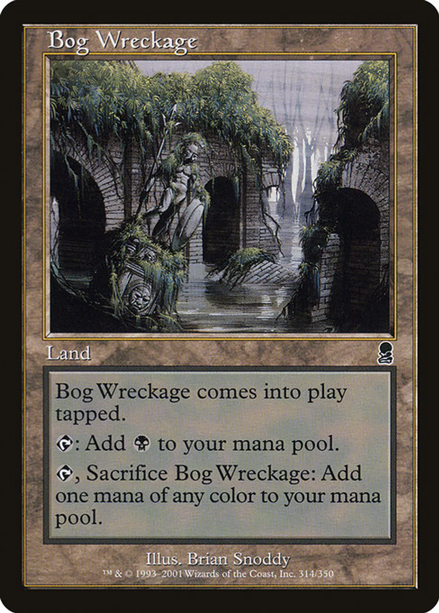 Carta Magic - FOIL Bog Wreckage - Idioma: Ingles - Edicion: Odyssey 1
