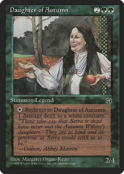 Carta Magic - Daughter of Autumn - Idioma: Ingles - Edicion: Homelands