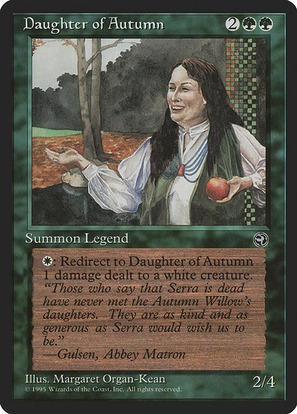 Carta Magic - Daughter of Autumn - Idioma: Ingles - Edicion: Homelands 1