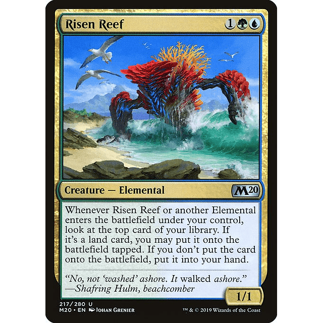 Carta Magic - Risen Reef - Idioma: Ingles - Edicion: Core Set 2020