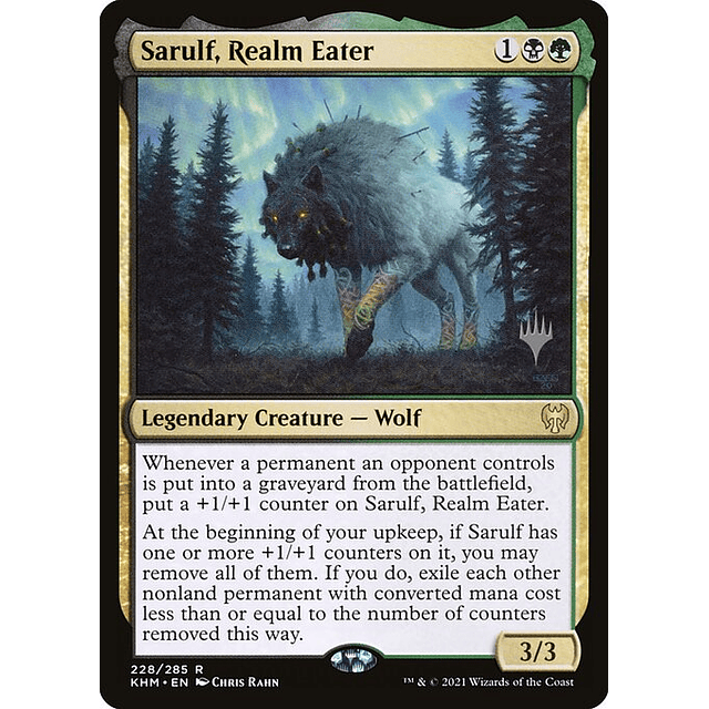 Carta Magic - FOIL Sarulf, Realm Eater - Idioma: Ingles - Edicion: Kaldheim Promos