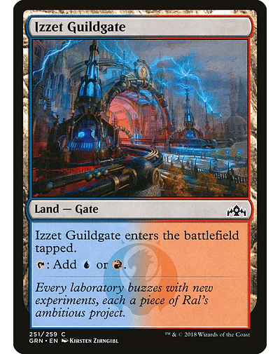 Carta Magic - FOIL Izzet Guildgate - Idioma: Español - Edicion: Guilds of Ravnica