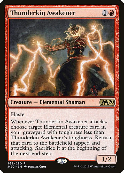 Carta Magic - FOIL Thunderkin Awakener - Idioma: Ingles - Edicion: Core Set 2020