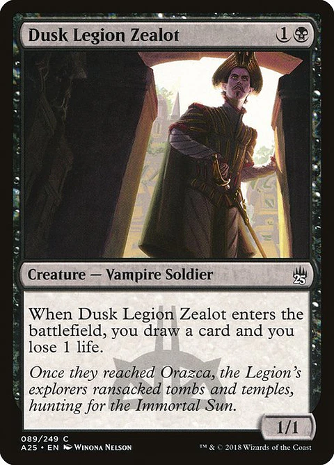 Carta Magic - FOIL Dusk Legion Zealot - Idioma: Ingles - Edicion: Masters 25