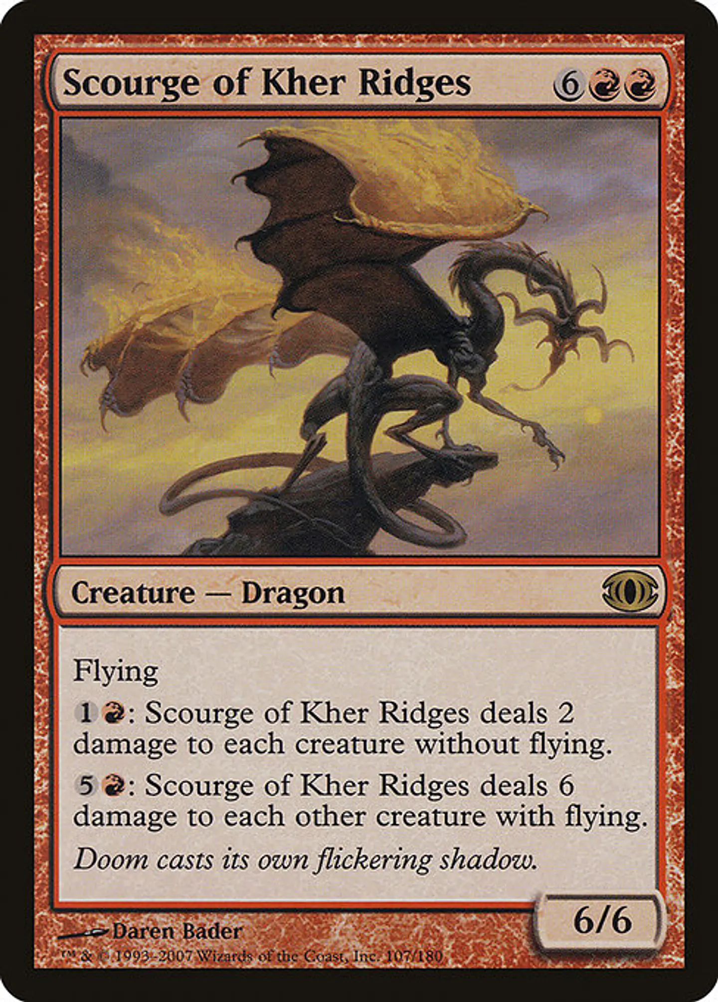 Carta Magic - Scourge of Kher Ridges - Idioma: Ingles - Edicion: Future Sight 1