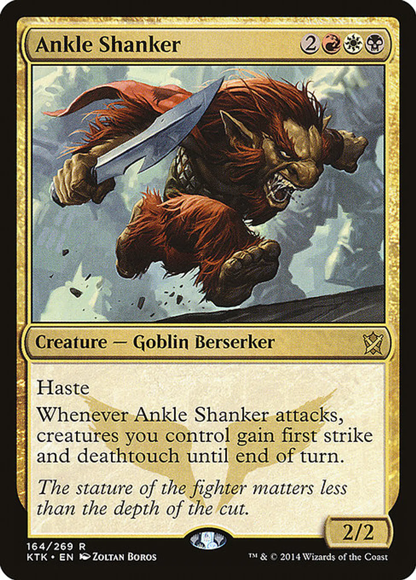 Carta Magic - FOIL Ankle Shanker - Idioma: Ingles - Edicion: Khans of Tarkir 1