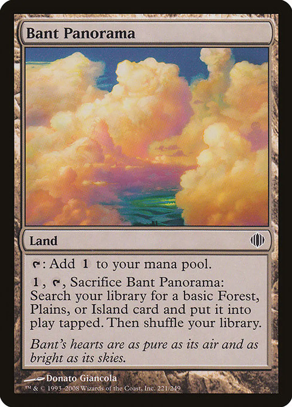 Carta Magic - FOIL Bant Panorama - Idioma: Ingles - Edicion: Shards of Alara 1