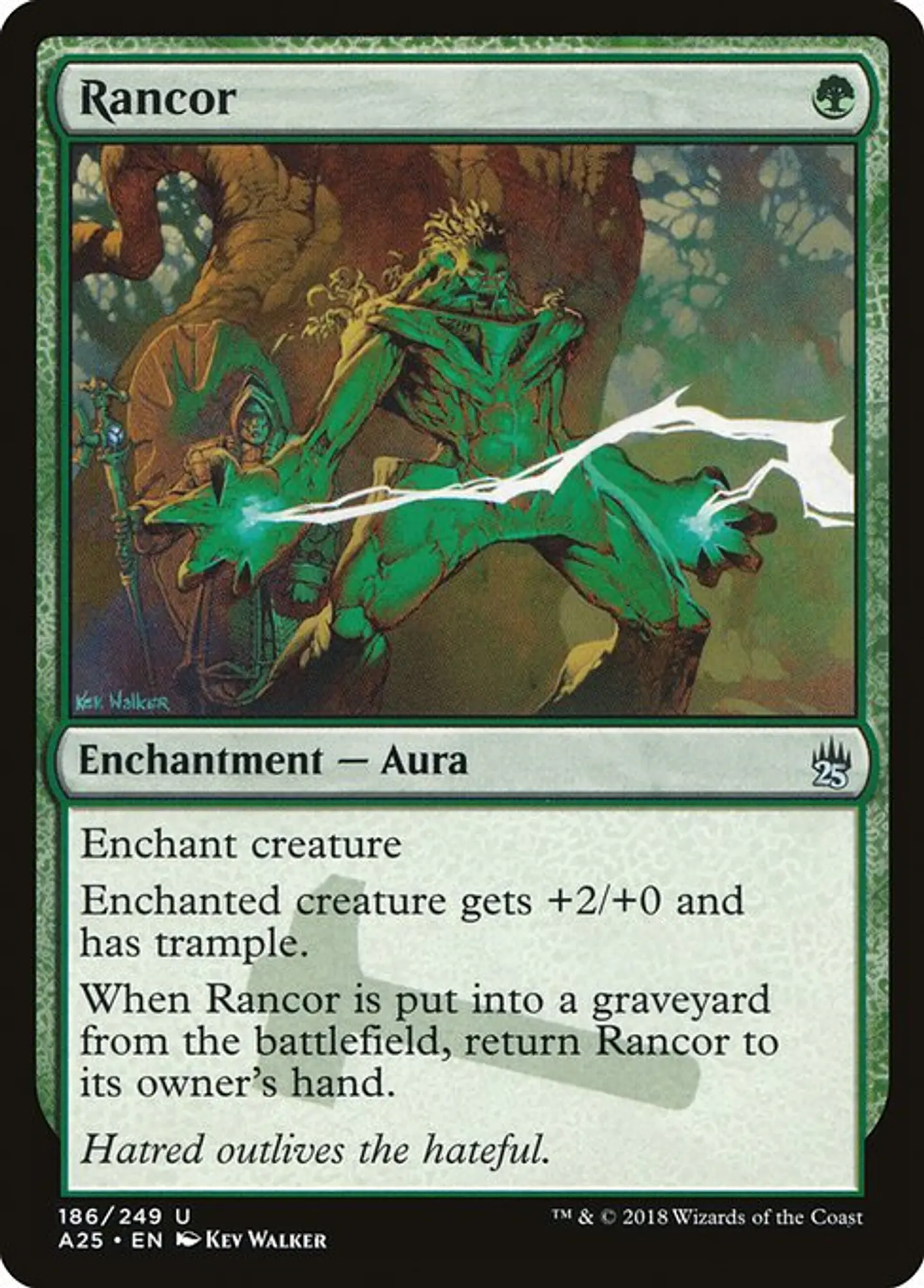 Carta Magic - FOIL Rancor - Idioma: Ingles - Edicion: Masters 25 1