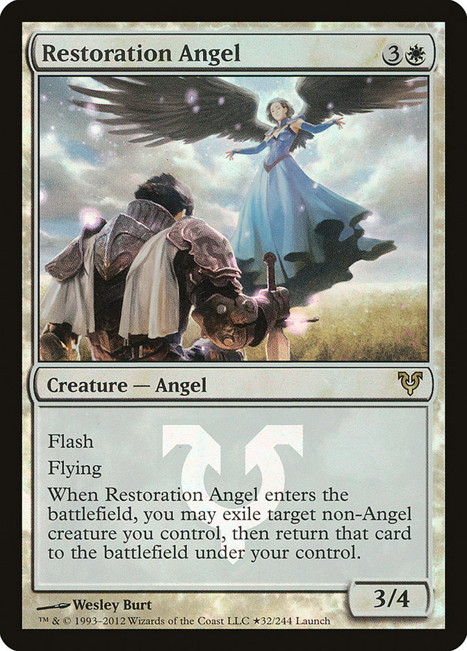 Carta Magic - FOIL Restoration Angel - Idioma: Español - Edicion: Avacyn Restored Promos 1