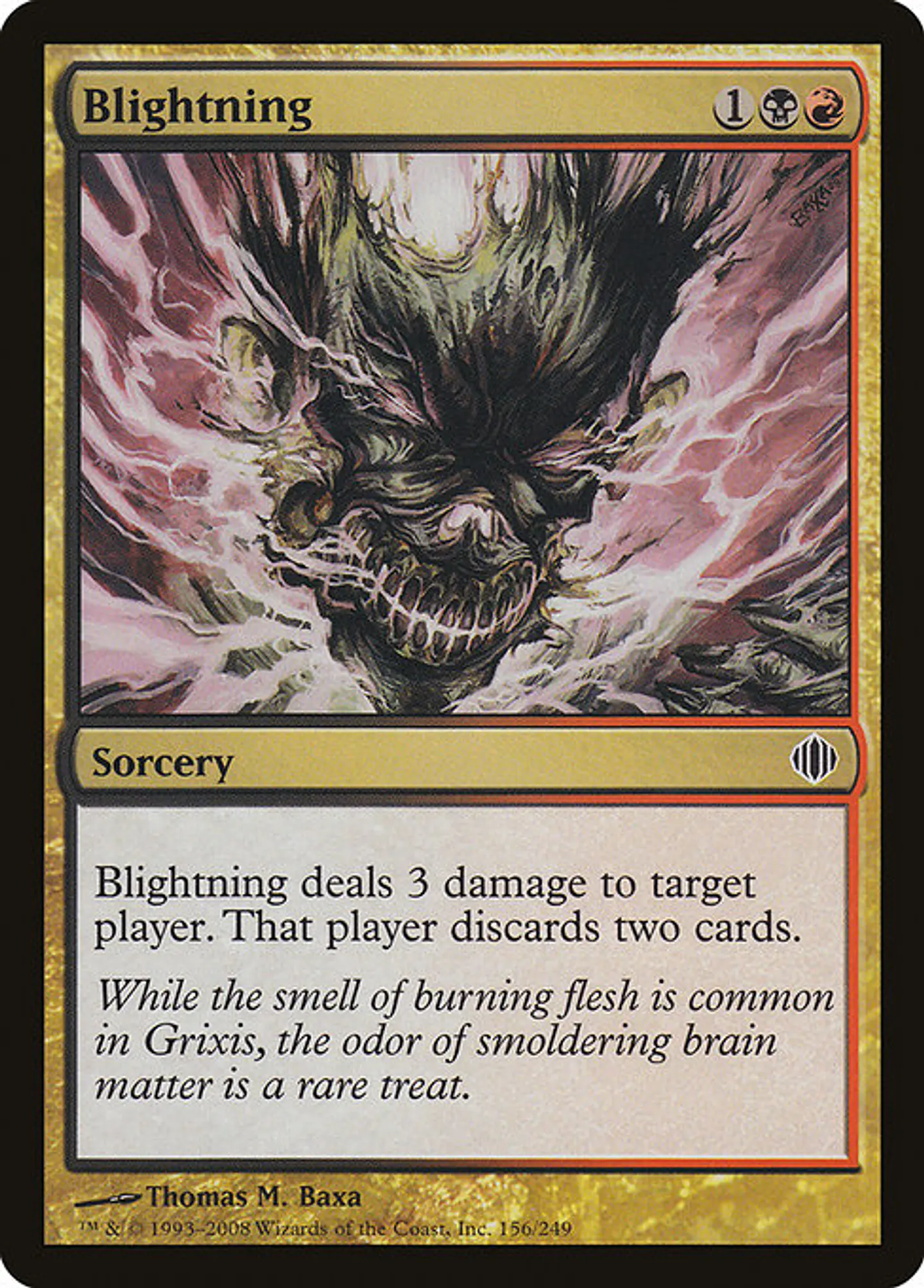 Carta Magic - FOIL Blightning - Idioma: Ingles - Edicion: Shards of Alara 1