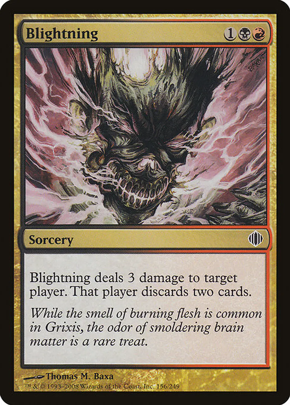 Carta Magic - FOIL Blightning - Idioma: Ingles - Edicion: Shards of Alara 1