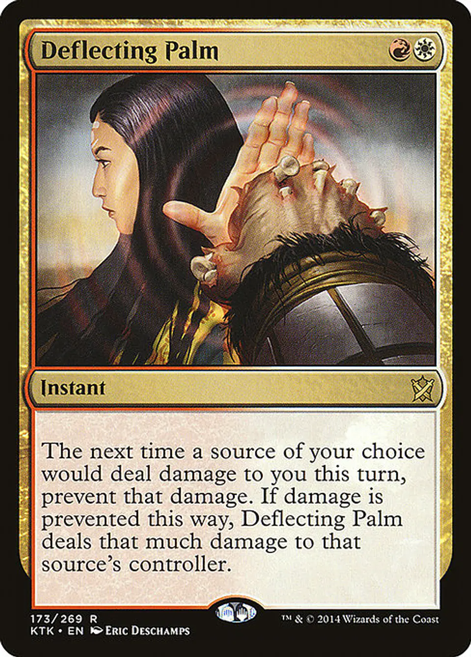 Carta Magic - Deflecting Palm - Idioma: Ingles - Edicion: Khans of Tarkir 1