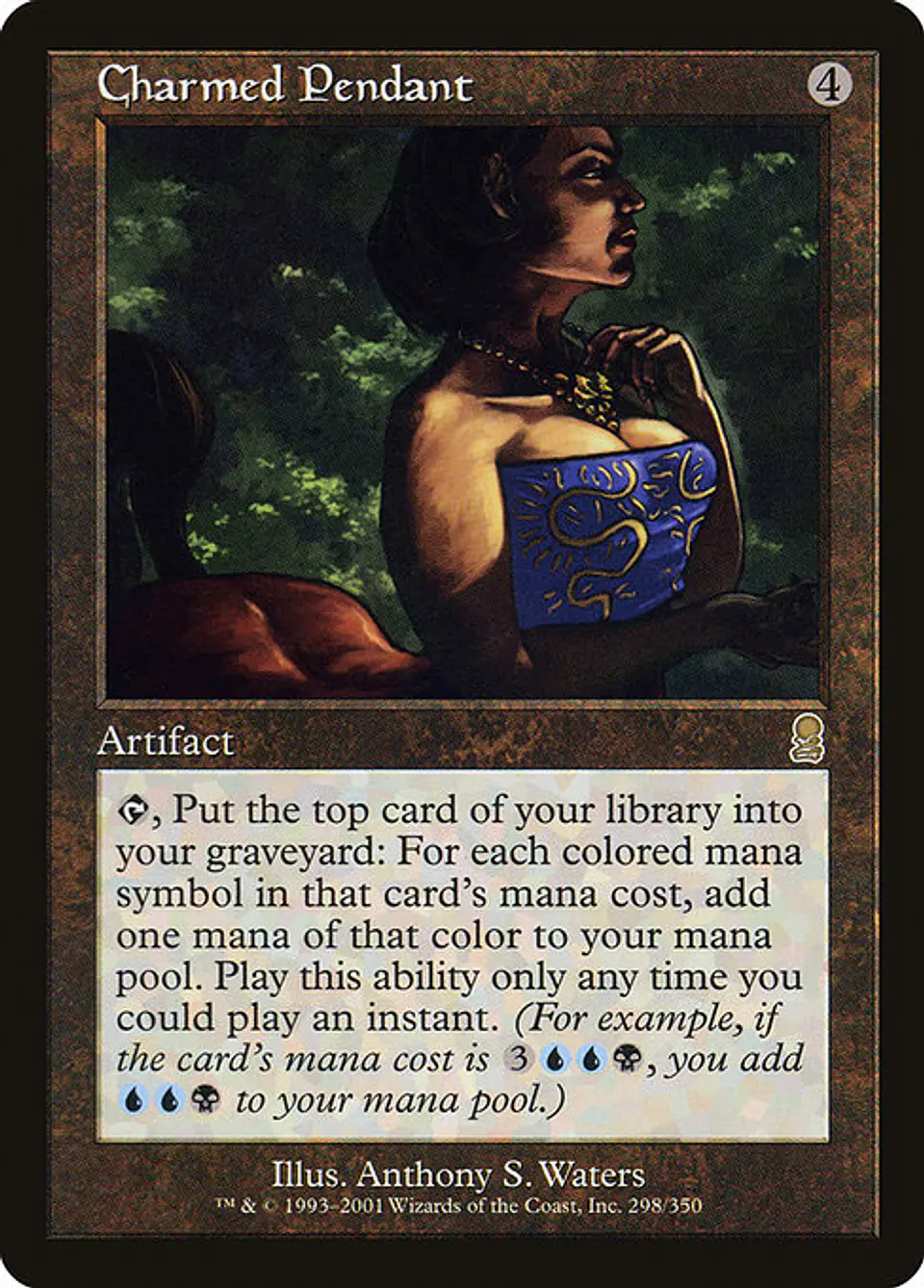 Carta Magic - Charmed Pendant - Idioma: Ingles - Edicion: Odyssey 1