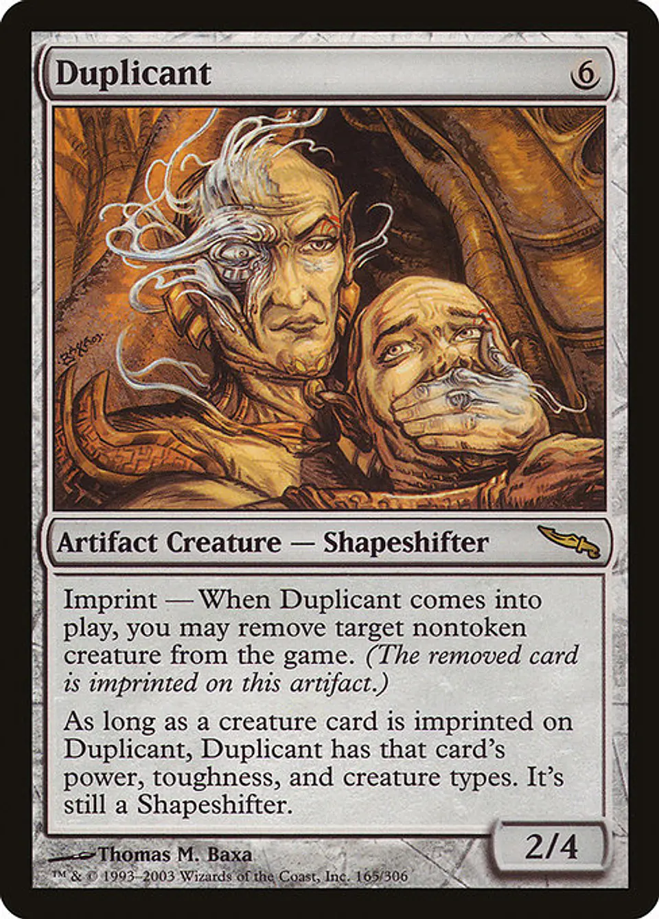 Carta Magic - Duplicant - Idioma: Ingles - Edicion: Mirrodin 1