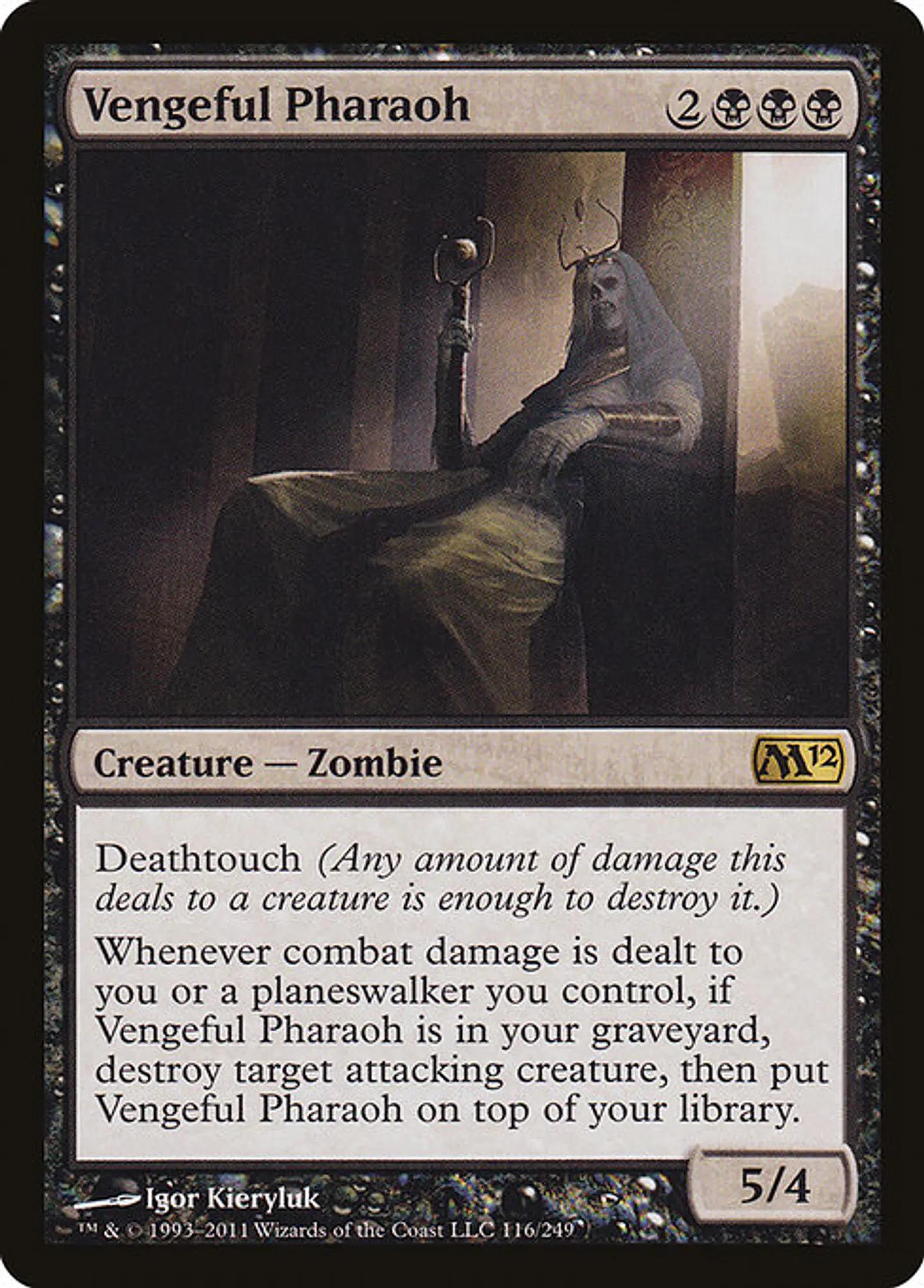 Carta Magic - Vengeful Pharaoh - Idioma: Español - Edicion: Magic 2012 1
