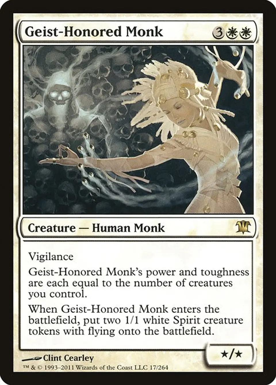 Carta Magic - FOIL Geist-Honored Monk - Idioma: Ingles - Edicion: Innistrad 1