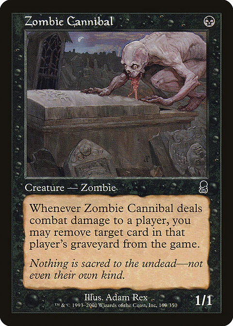 Carta Magic - FOIL Zombie Cannibal - Idioma: Ingles - Edicion: Odyssey