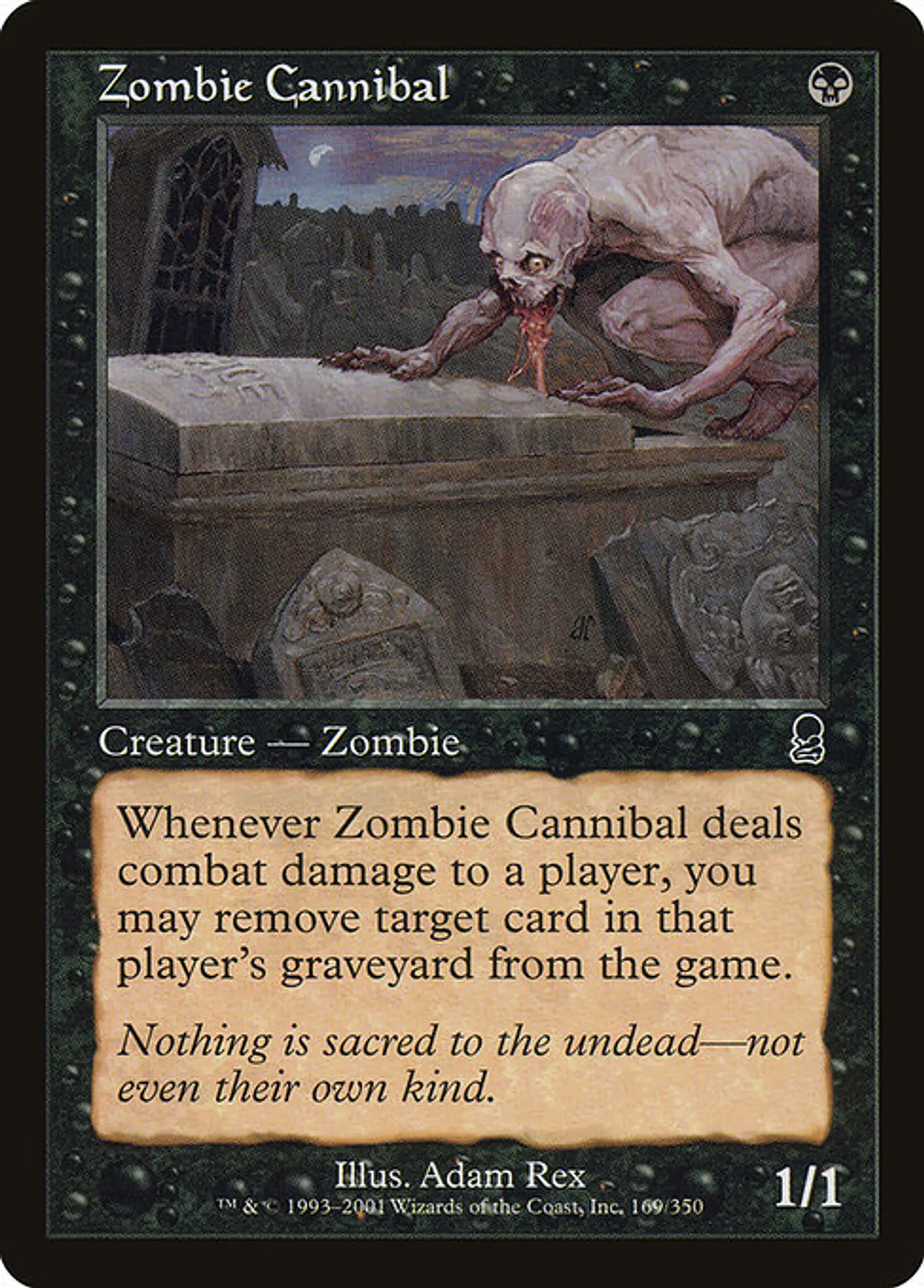 Carta Magic - FOIL Zombie Cannibal - Idioma: Ingles - Edicion: Odyssey 1