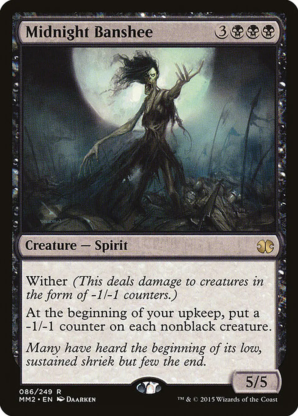 Carta Magic - FOIL Midnight Banshee - Idioma: Ingles - Edicion: Modern Masters 2015 1