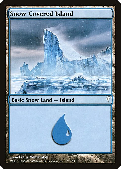 Carta Magic - Snow-Covered Island - Idioma: Ingles - Edicion: Coldsnap
