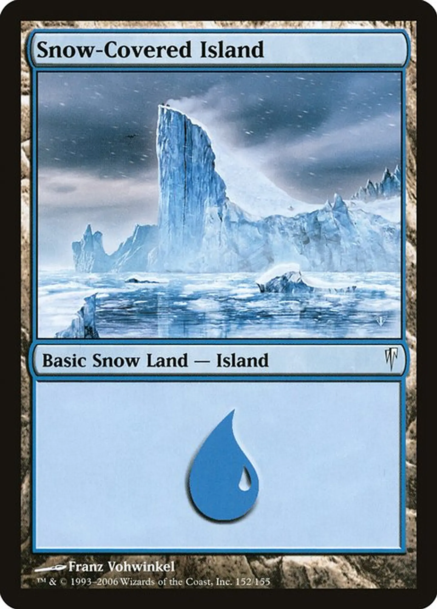 Carta Magic - Snow-Covered Island - Idioma: Ingles - Edicion: Coldsnap 1