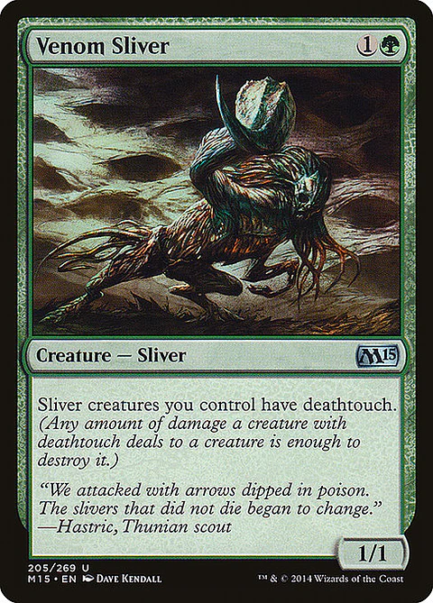 Carta Magic - Venom Sliver - Idioma: Ingles - Edicion: Magic 2015