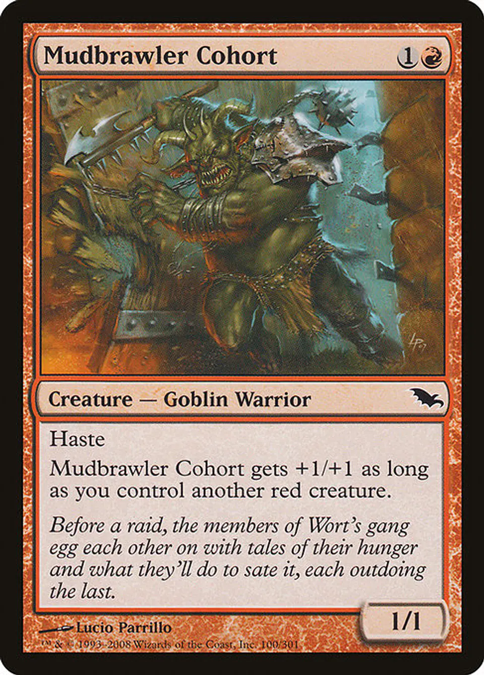Carta Magic - FOIL Mudbrawler Cohort - Idioma: Español - Edicion: Shadowmoor 1