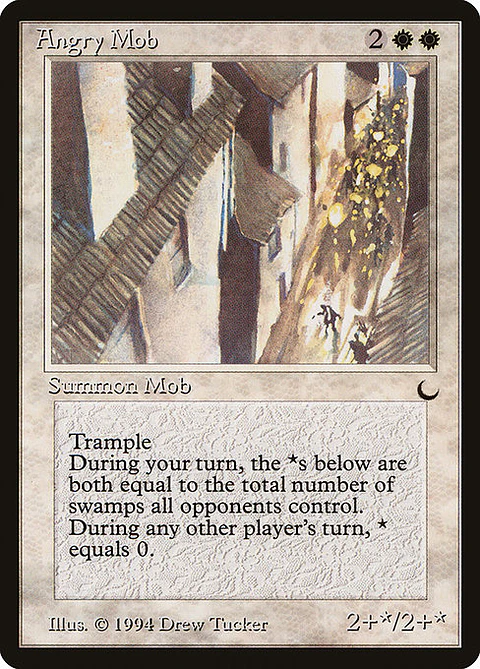 Carta Magic - Angry Mob - Idioma: Ingles - Edicion: The Dark