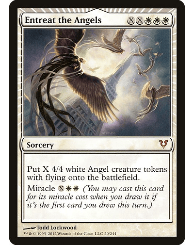 Carta Magic - Entreat the Angels - Idioma: Ingles - Edicion: Avacyn Restored