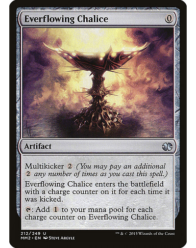 Carta Magic - FOIL Everflowing Chalice - Idioma: Ingles - Edicion: Modern Masters 2015