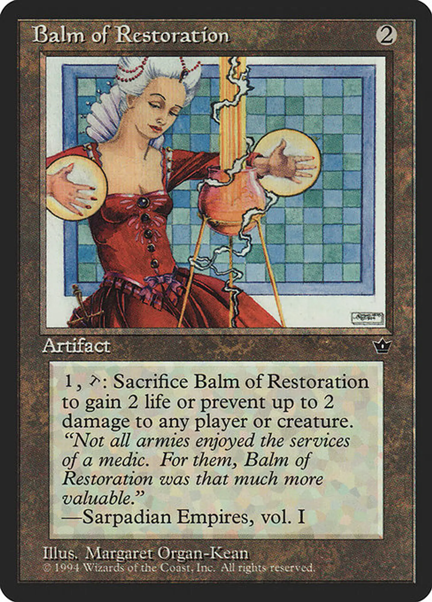 Carta Magic - Balm of Restoration - Idioma: Ingles - Edicion: Fallen Empires 1