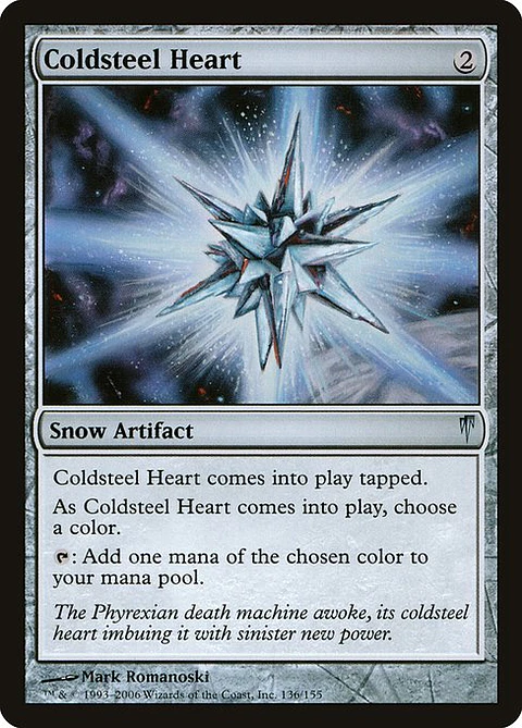Carta Magic - Coldsteel Heart - Idioma: Español - Edicion: Coldsnap