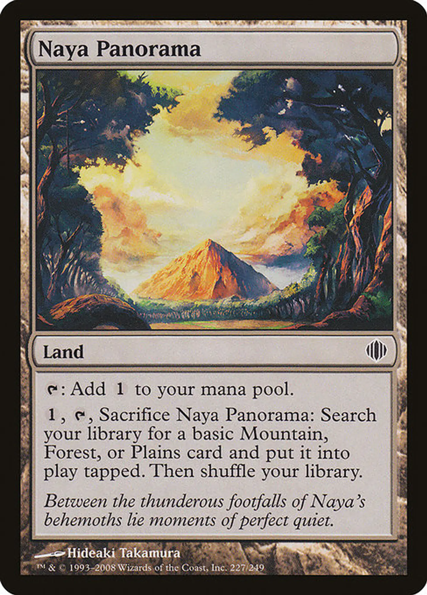 Carta Magic - FOIL Naya Panorama - Idioma: Ingles - Edicion: Shards of Alara 1